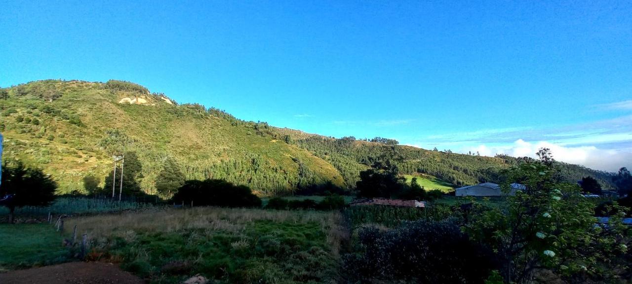 Hospedaje Y Camping Del Rio Monguí Buitenkant foto